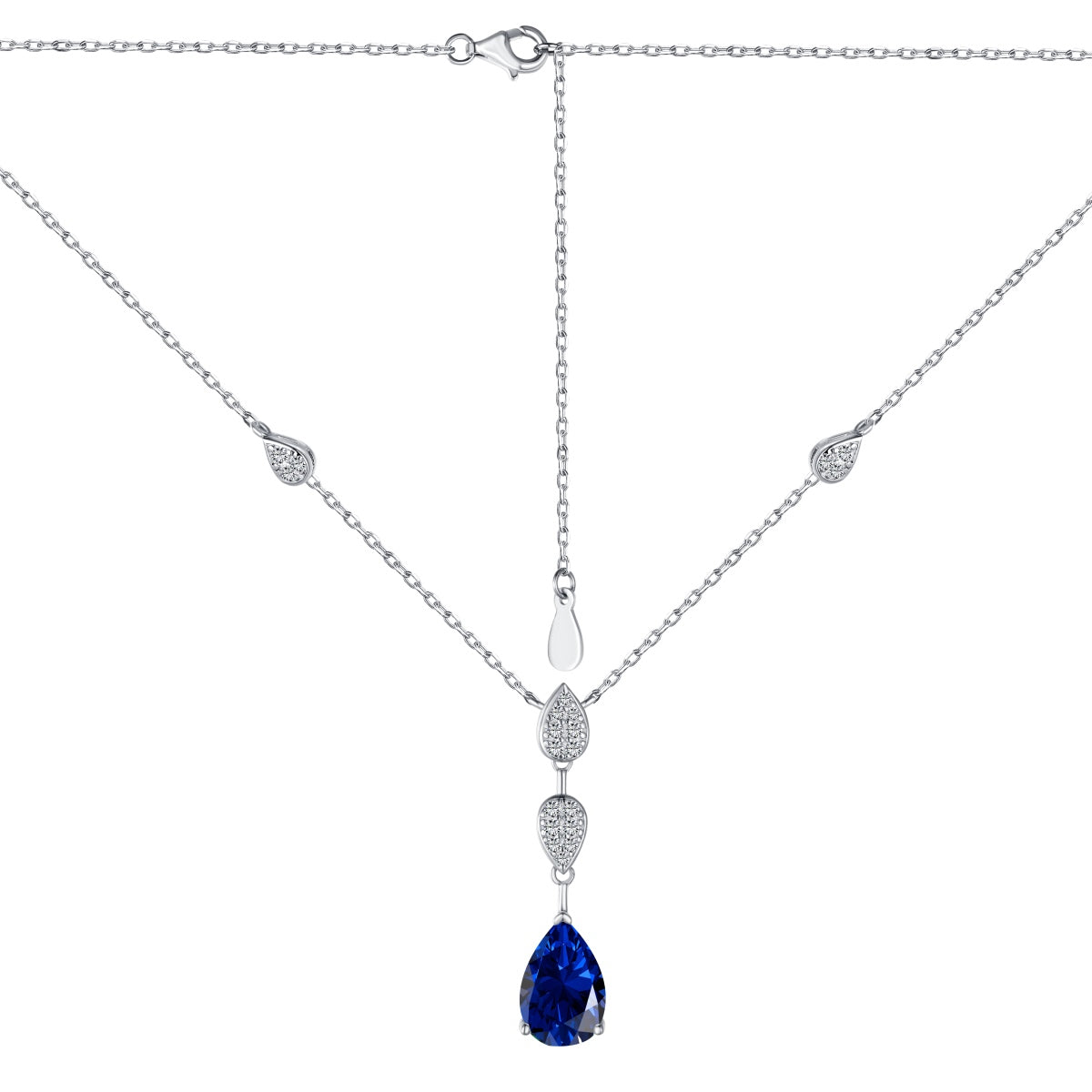 [Polaidi Jewelry]Dazzling Pear Cut Necklace