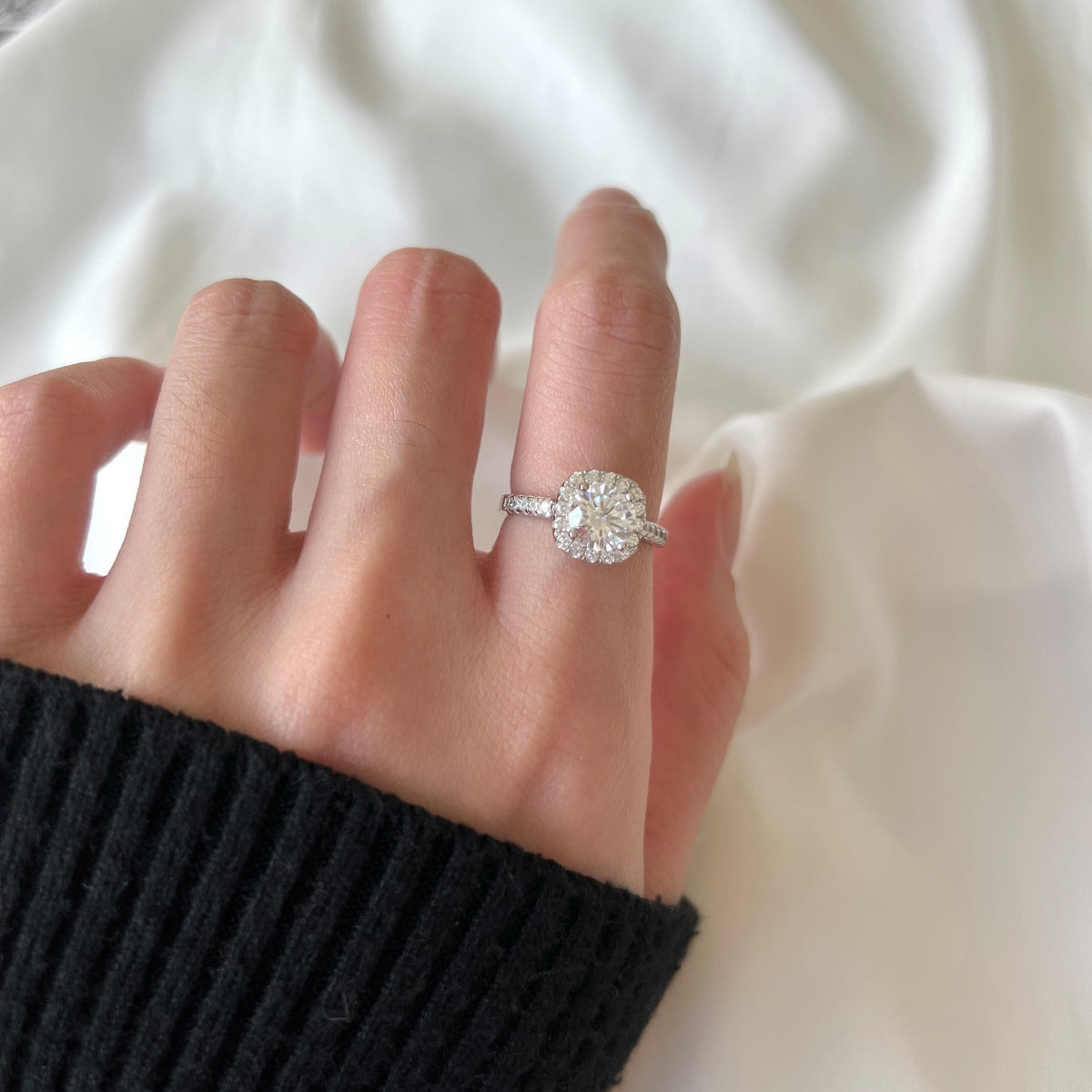 [Polaidi Jewelry]Dazzling Resplendent Round Cut Wedding Ring