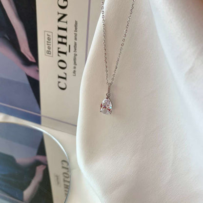 [Polaidi Jewelry]Delicate Water Drop Shape Fashion Necklace