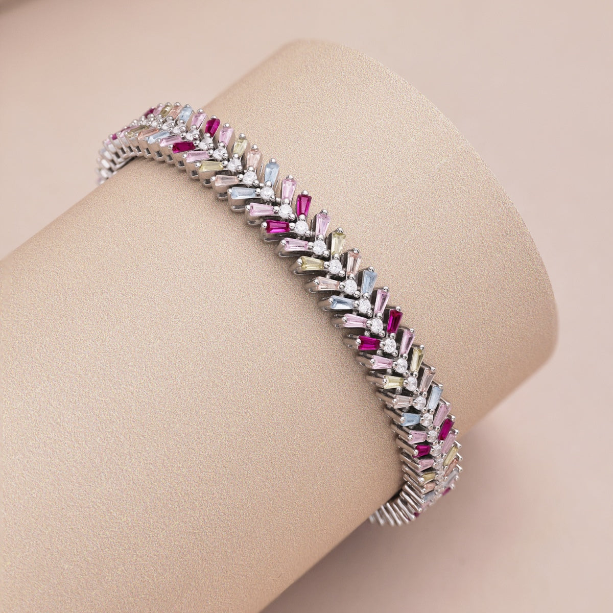 [Polaidi Jewelry]Dainty Radiant Emerald Cut Daily Bracelet