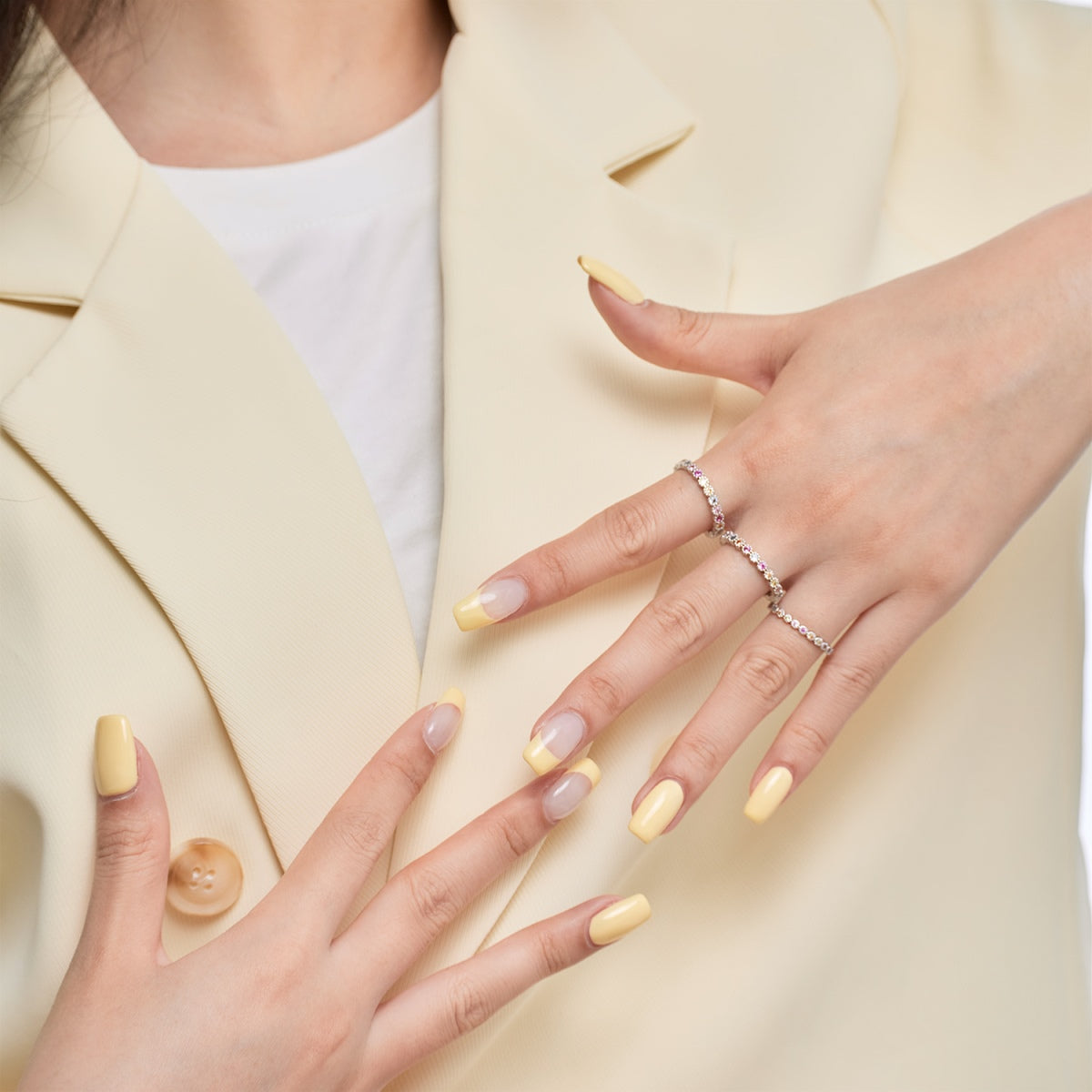 [Polaidi Jewelry]Elegant Vivid Round Cut Daily Ring