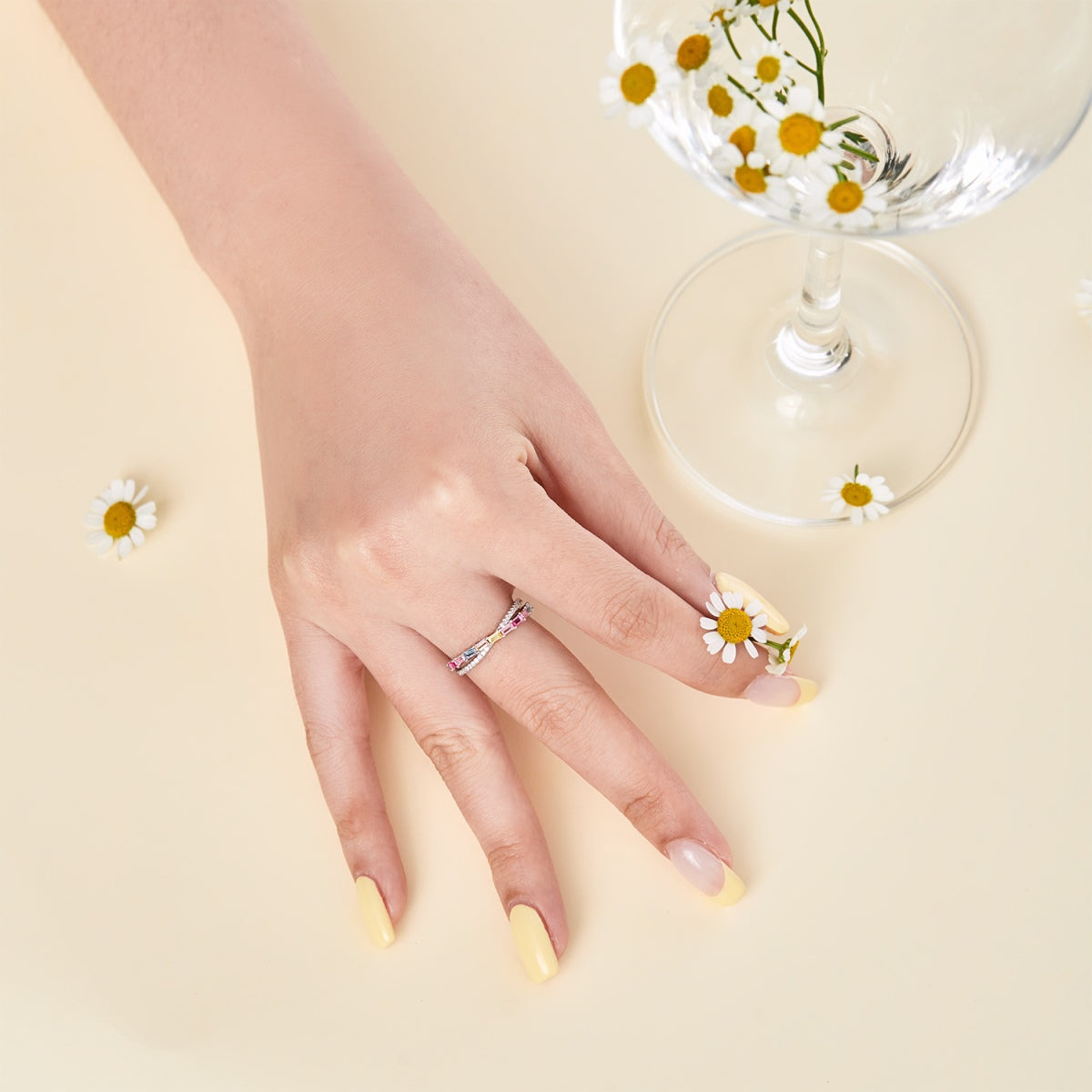 [Polaidi Jewelry]Energetic Elegant Radiant Cut Party Ring