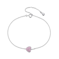 [Perlaura Jewelry ]Heart-Shaped Gentle and Versatile Bracelet