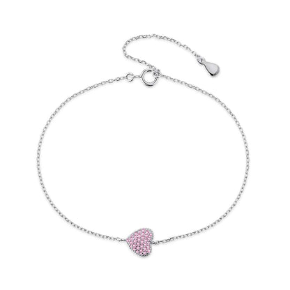 [Polaidi Jewelry]Heart-Shaped Gentle and Versatile Bracelet