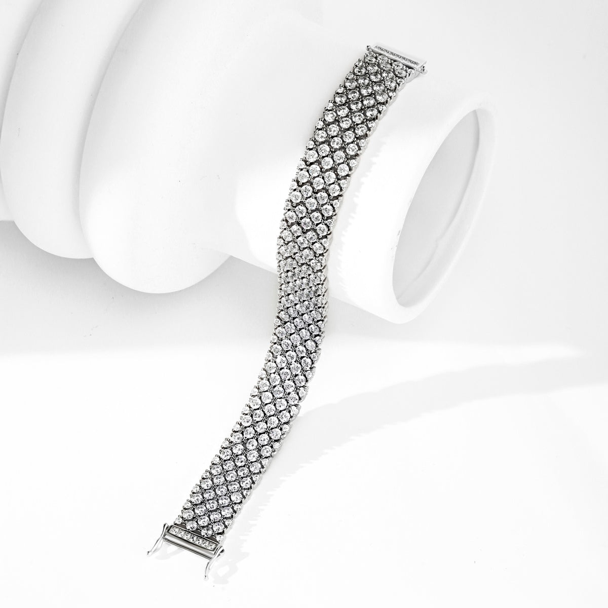 [Polaidi Jewelry]Ornate Elegant Round Cut Party Bracelet