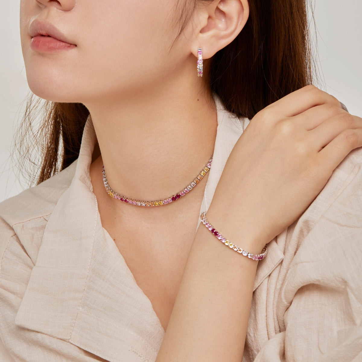 [Polaidi Jewelry]Unique Round Cut Daily Earrings