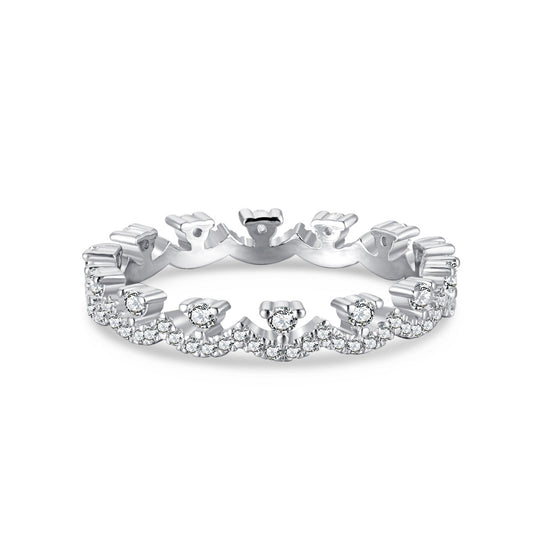 [Polaidi Jewelry]Elegant Resplendent Round Shape Party Ring