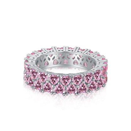 [Polaidi Jewelry]Sparkling Full Heart Ring