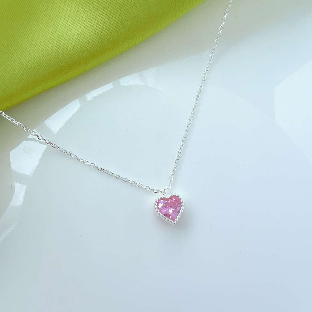 [Polaidi Jewelry]Ornate Heart Shape Necklace