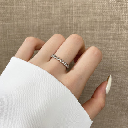 [Polaidi Jewelry]Elegant Resplendent Round Shape Party Ring