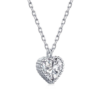 [Polaidi Jewelry]Ornate Heart Shape Necklace
