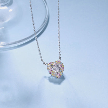 [Polaidi Jewelry]Exquisite Heart Shape Necklace