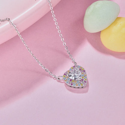 [Polaidi Jewelry]Exquisite Heart Shape Necklace