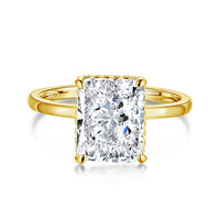 [Perlaura Jewelry ]4.0 Carat Ornate Enchanting Radiand Cut Banquet Ring