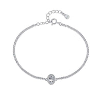 [Perlaura Jewelry ]Exquisite Oval Shape Bracelet