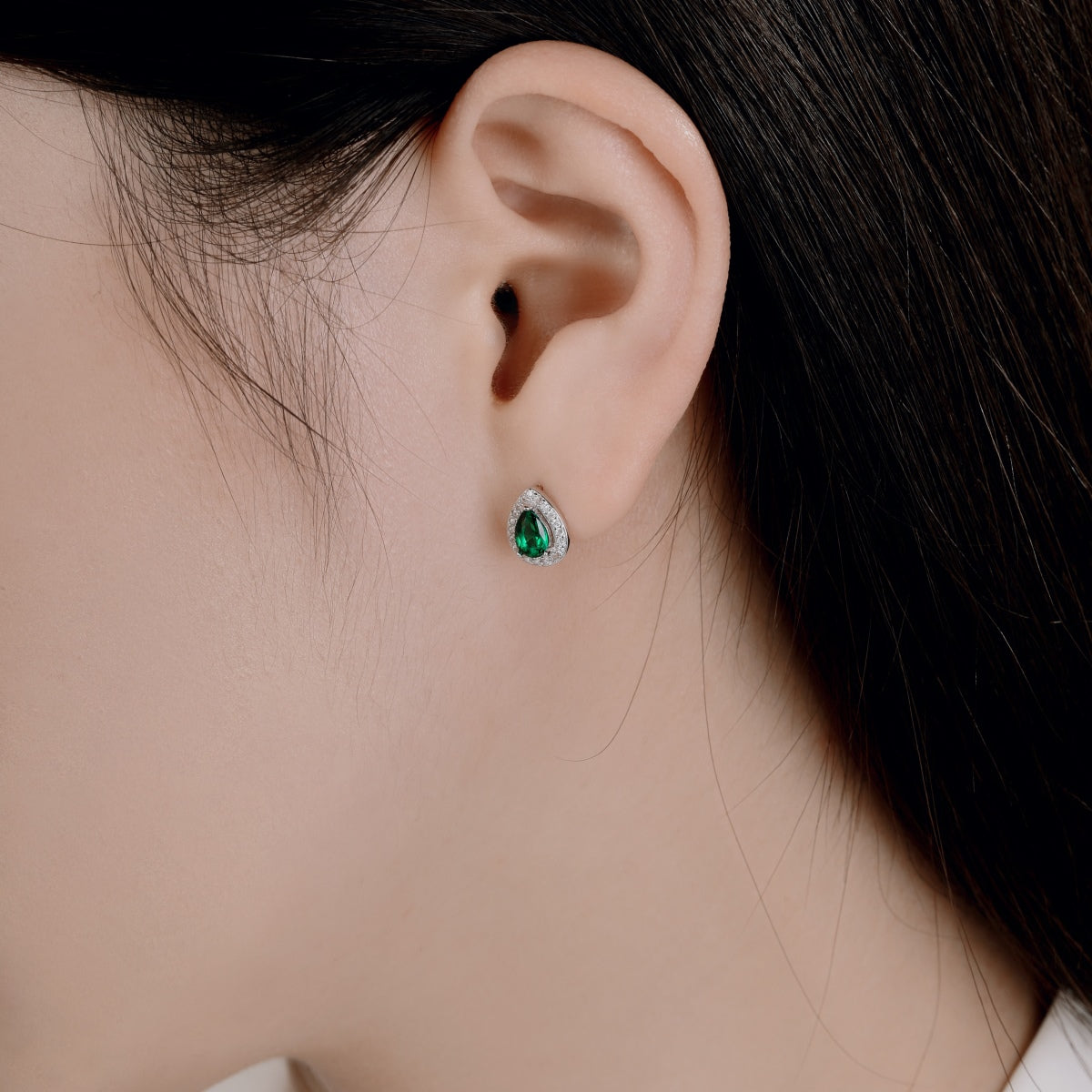 [Polaidi Jewelry]Luxurious Water Drop Shape Earrings