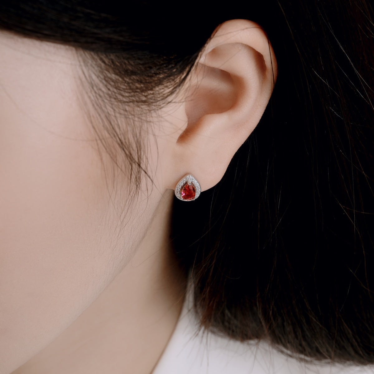 [Polaidi Jewelry]Luxurious Water Drop Shape Earrings