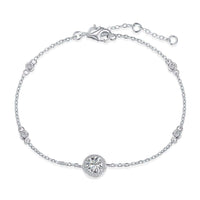 [Perlaura Jewelry ]Dazzling Round Cut Shape Bracelet
