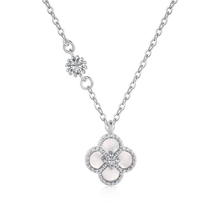 [Polaidi Jewelry]Delicate Flower Shape Necklace