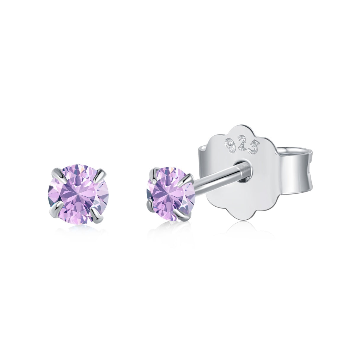 [Polaidi Jewelry]Delicate Solitaire Earrings