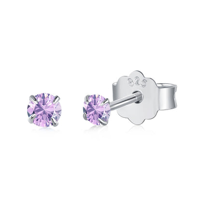 [Polaidi Jewelry]Delicate Solitaire Earrings