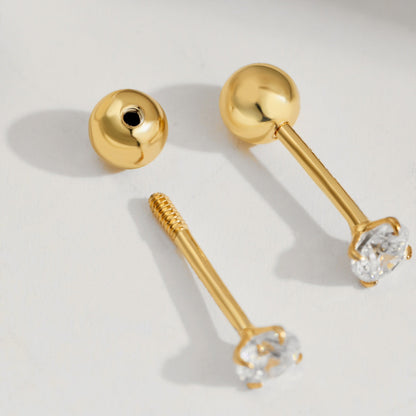 [Polaidi Jewelry]Unique U-Shaped Ear Bone Earrings