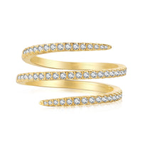 [Perlaura Jewelry ]Unique Vibrant Entangle Daily Ring