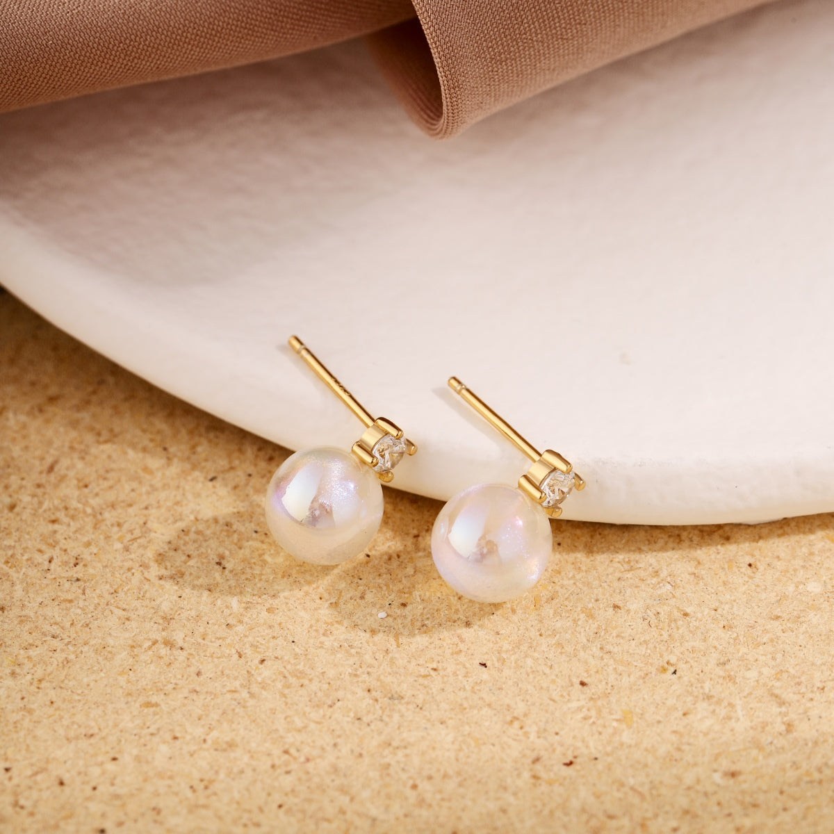 [Polaidi Jewelry]Symphony Mermaid Pearl Earrings