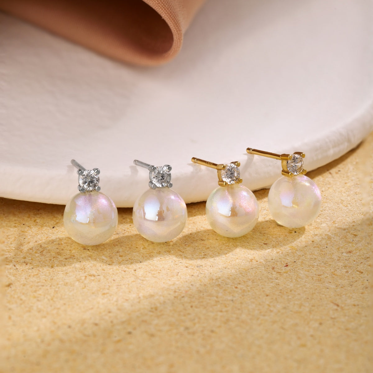 [Polaidi Jewelry]Symphony Mermaid Pearl Earrings