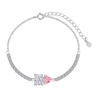 [Perlaura Jewelry ]Dazzling Unique Multi Shape Lover Bracelet