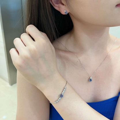 [Polaidi Jewelry]Luxurious Heart Of The Ocean Bracelet