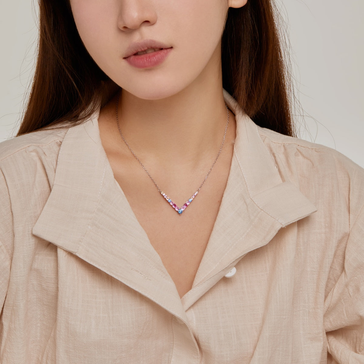 [Polaidi Jewelry]Ornate Round Cut Necklace
