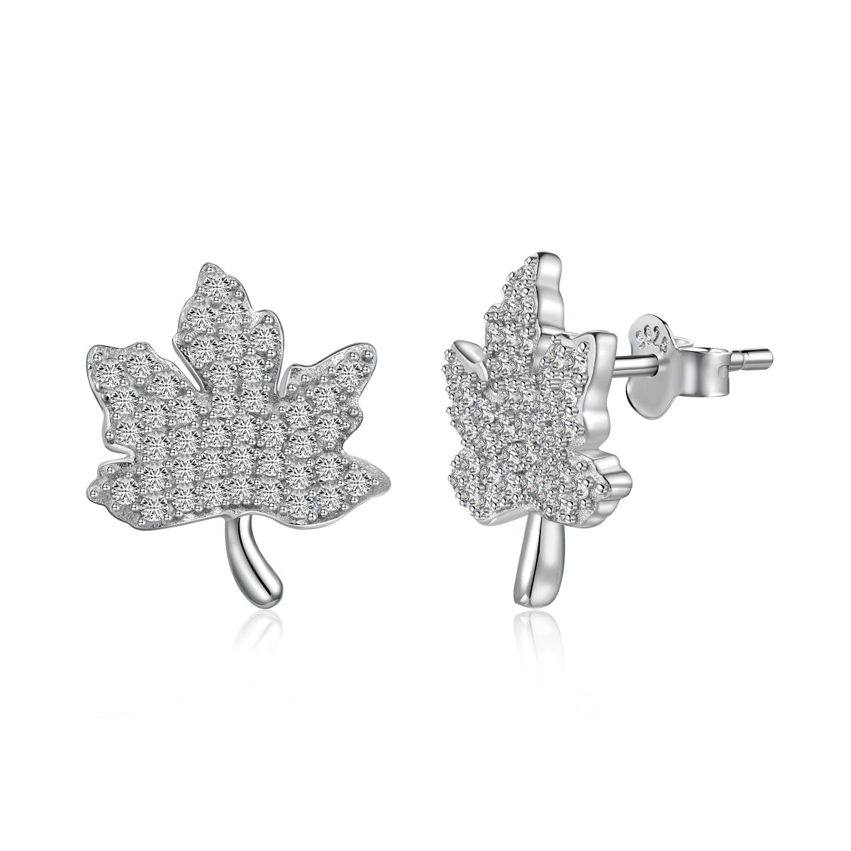 [Polaidi Jewelry]Exquisite Maple Leaf Design Earrings