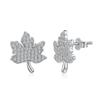[Perlaura Jewelry ]Exquisite Maple Leaf Design Earrings