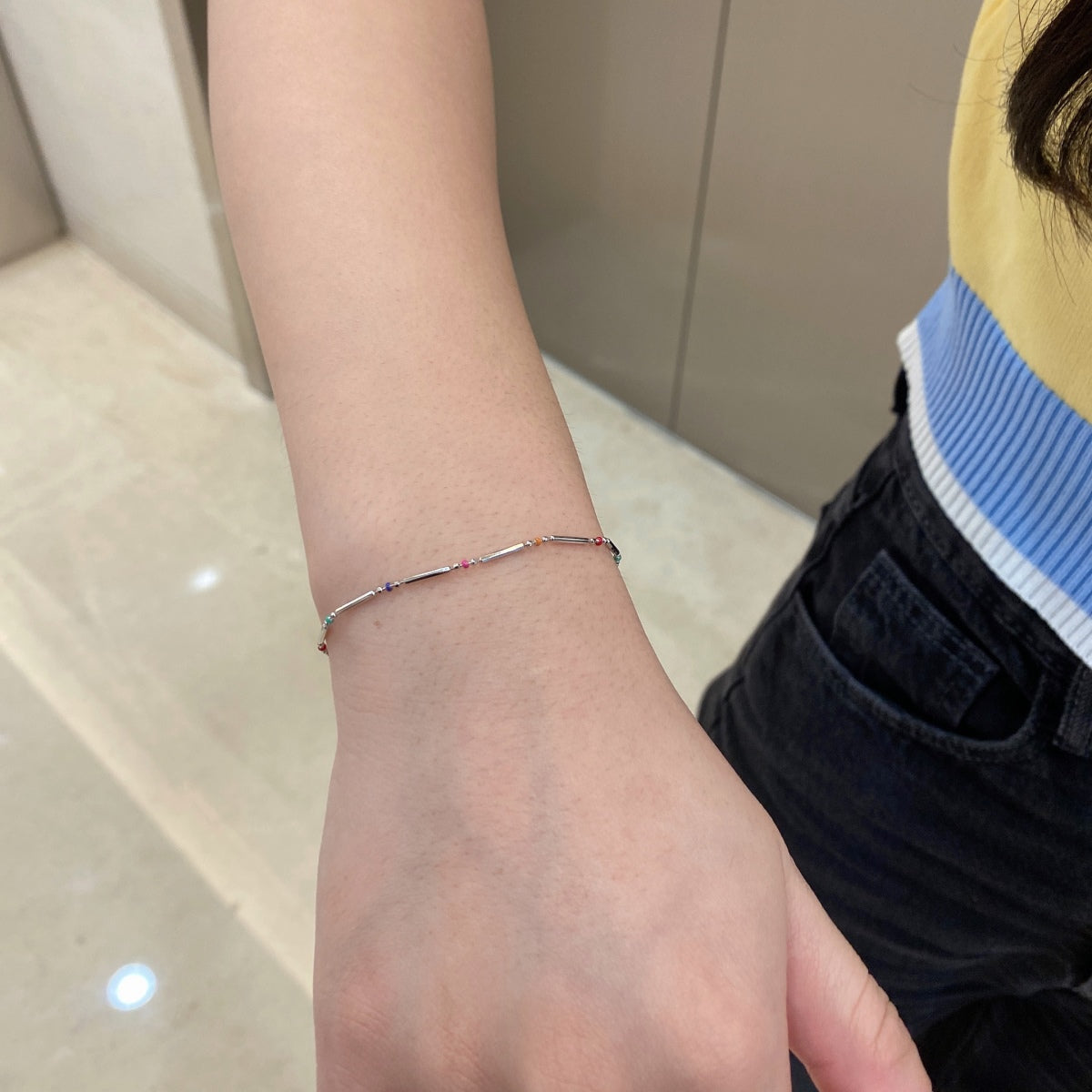 [Polaidi Jewelry]Unique Colorful Daily Bracelet