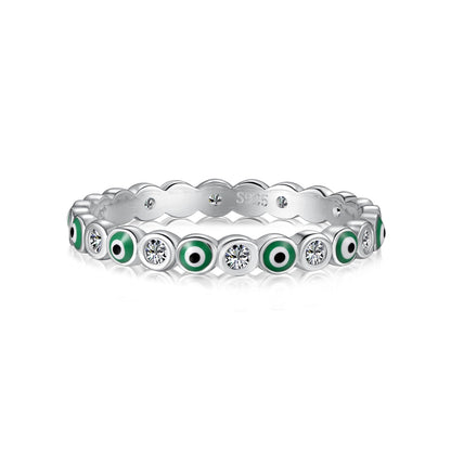 [Polaidi Jewelry]Sparkling Vibrant Round Shape Daily Ring