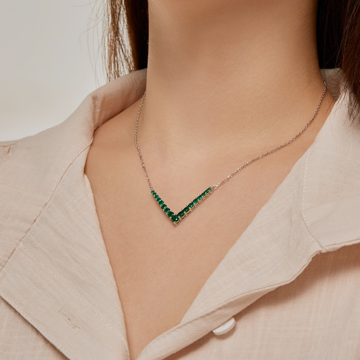 [Polaidi Jewelry]Ornate Round Cut Necklace