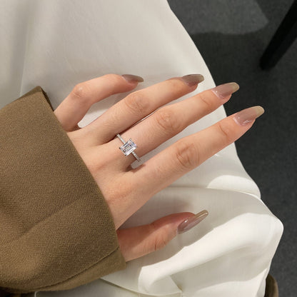 [Polaidi Jewelry]2.0 Carat Scintillating Ornate Radiant Cut Party Ring