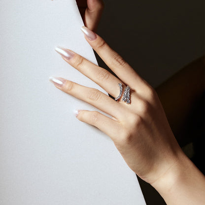 [Polaidi Jewelry]Unique Vivid Snake Shape Daily Ring
