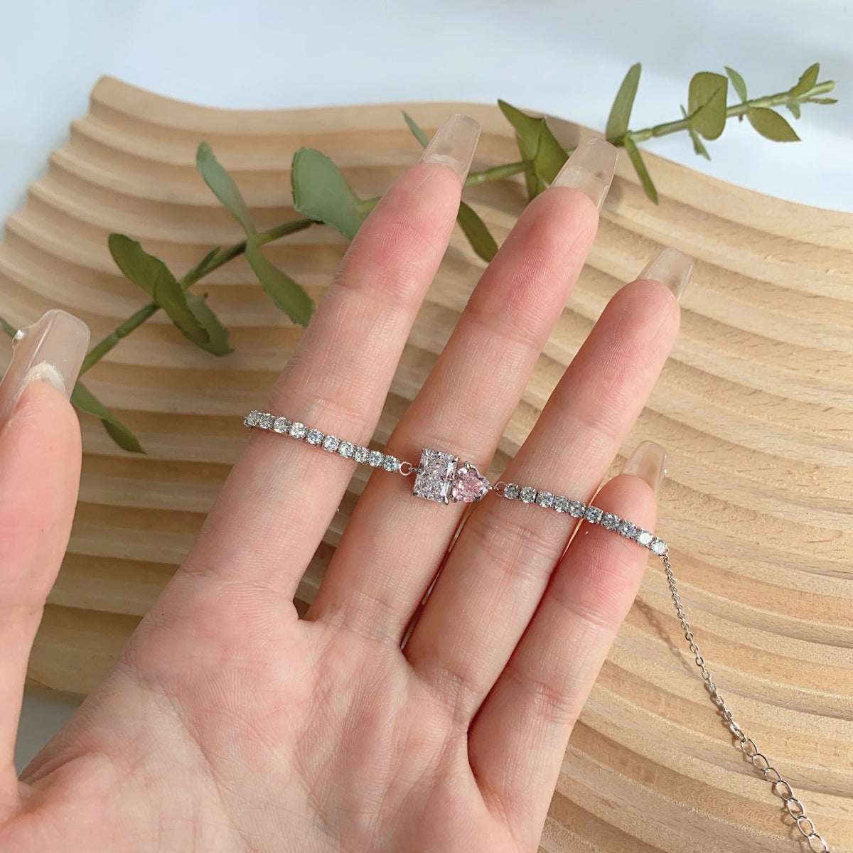 [Polaidi Jewelry]Dazzling Unique Multi Shape Lover Bracelet