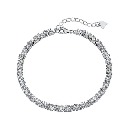 [Polaidi Jewelry]Dazzling Romantic Heart Shape Lover Bracelet