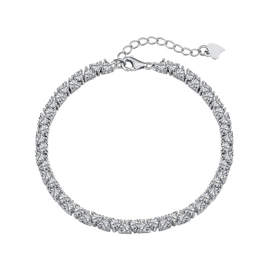 [Polaidi Jewelry]Dazzling Romantic Heart Shape Lover Bracelet