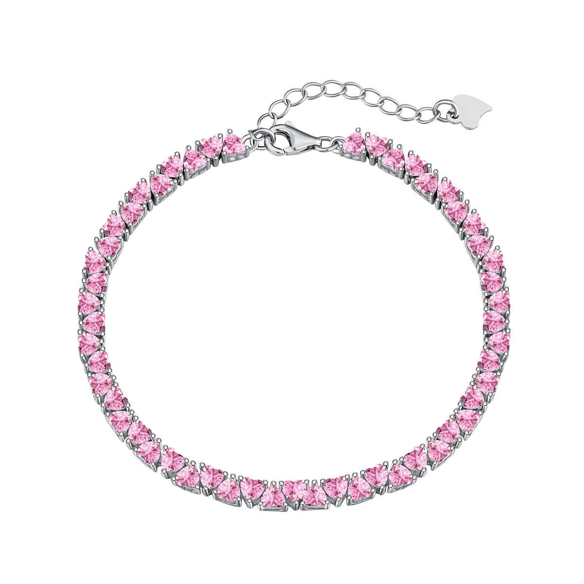 [Polaidi Jewelry]Dazzling Romantic Heart Shape Lover Bracelet