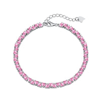 [Perlaura Jewelry ]Dazzling Romantic Heart Shape Lover Bracelet