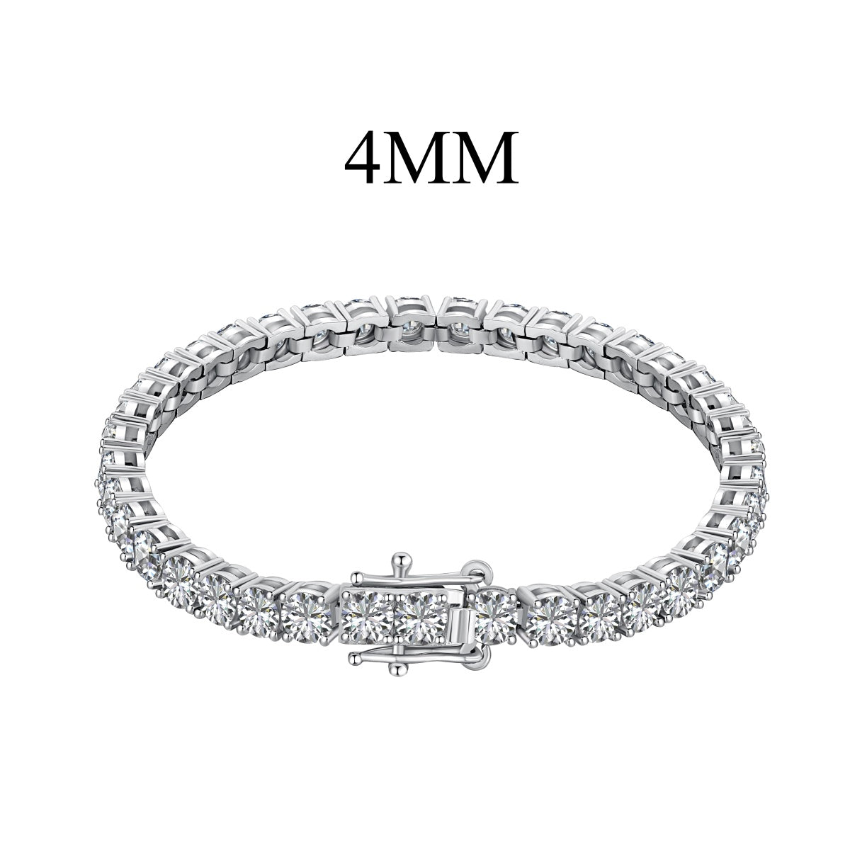 [Polaidi Jewelry]Radiant Colorful Round Cut Party Bracelet