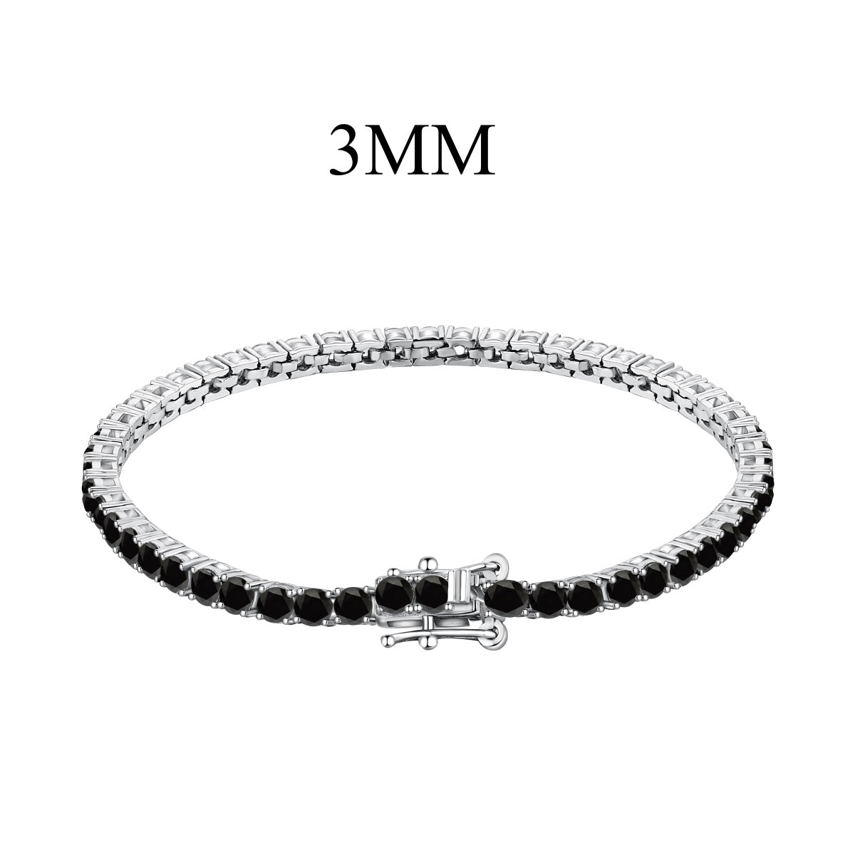 [Polaidi Jewelry]Radiant Colorful Round Cut Party Bracelet