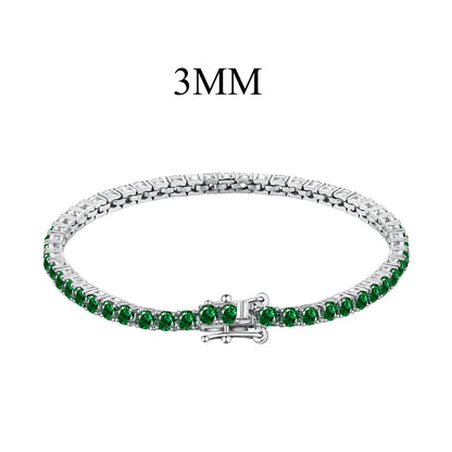[Polaidi Jewelry]Radiant Colorful Round Cut Party Bracelet