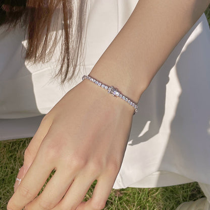 [Polaidi Jewelry]Radiant Colorful Round Cut Party Bracelet