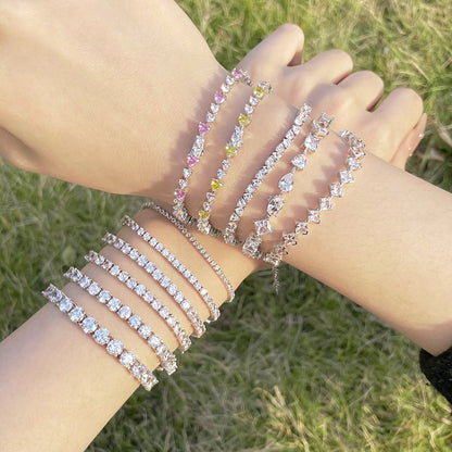 [Polaidi Jewelry]Unique Exquisite Multi Cut Daily Bracelet