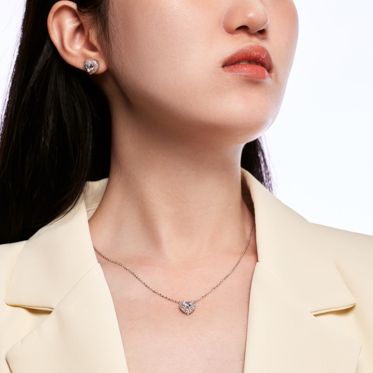[Polaidi Jewelry]Exquisite Heart Shape Necklace